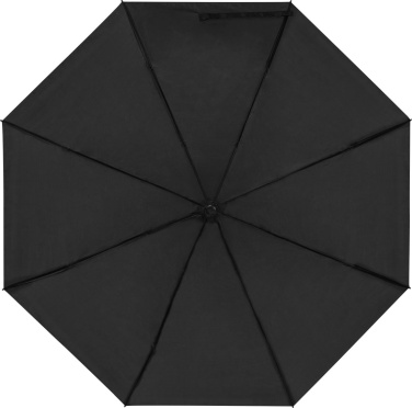 Logo trade business gifts image of: RPET pocket umbrella Northampton